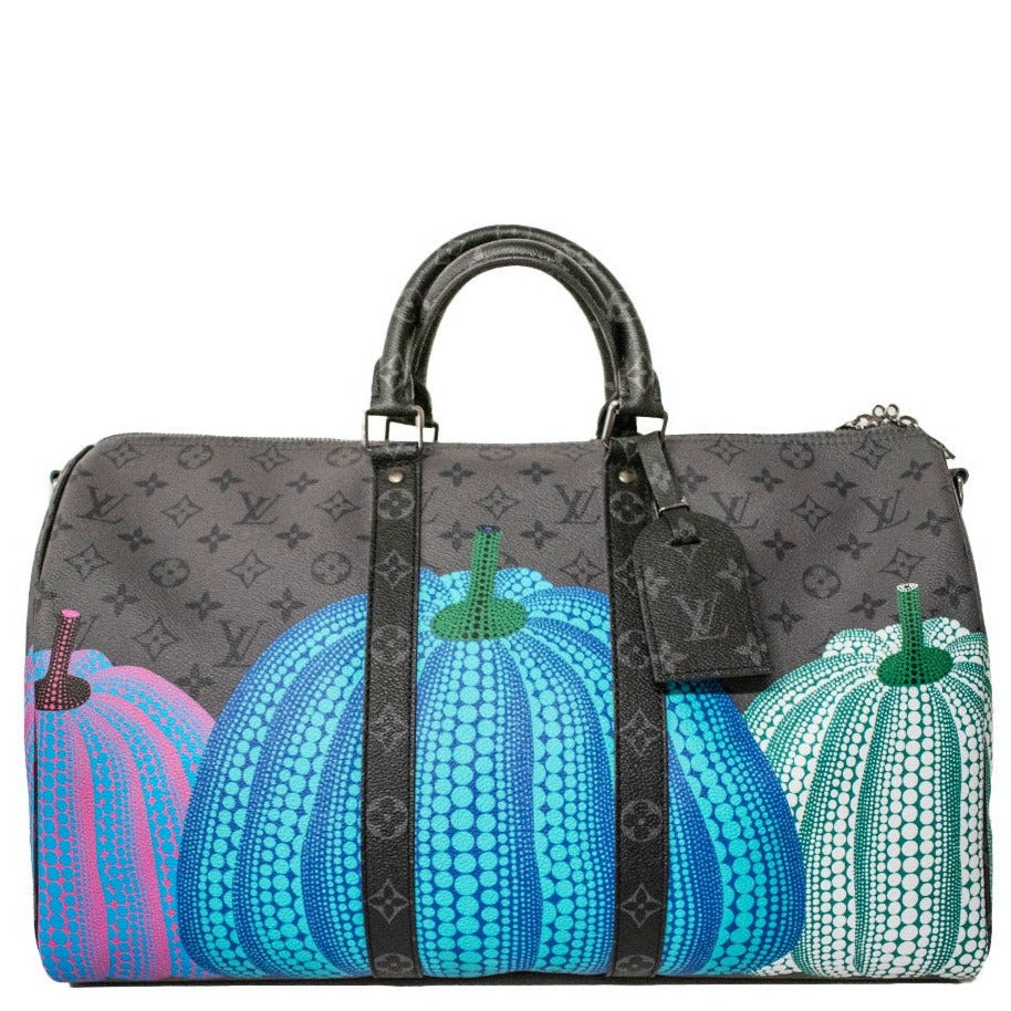 Keepall45PumpkinsLouisVuittonxYayoiKusama