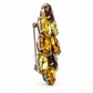 Dior crystal-embellished brooch with sparkling clear crystals on a silver-tone metal base, showcasing elegant jewelry design