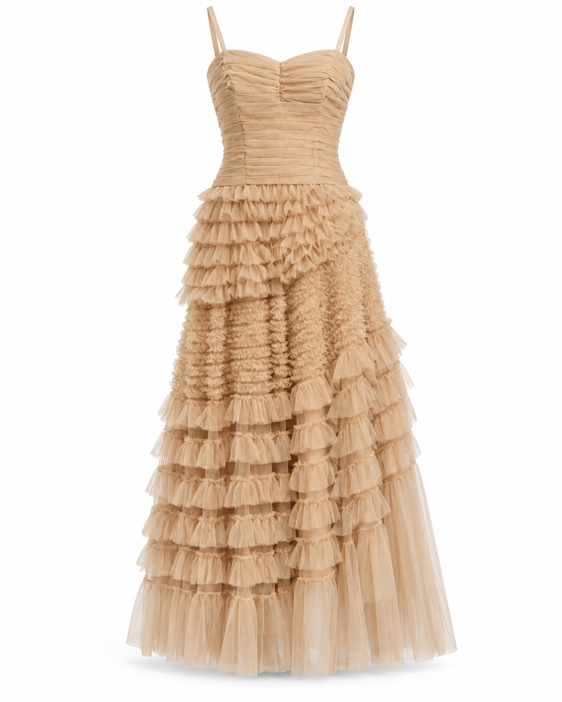 Dior Powder strapless gown, elegant sleeveless dress with a fitted bodice and flowing skirt, perfect for formal occasions.