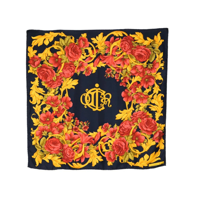 Dior Floral Baroque Silk Scarf