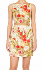 Dolce & Gabbana floral silk midi dress featuring a fitted bodice, flowing skirt, and vibrant floral pattern.
