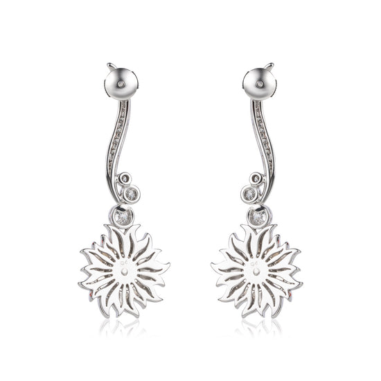 Sol y Sombra Diamond Sun Earrings