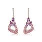 Purple Sapphire Earrings