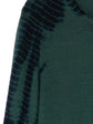 Green Emilio Pucci tie-dye wool top, stylish and cozy, featuring vibrant patterns and a relaxed fit.