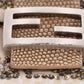 Fendi FF Bead Embroidered Mini Baguette