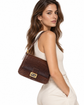 Fendi Rare Crocodile Mamma Baguette Shoulder Bag in elegant crocodile leather with a sleek design.