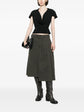 Fendi Short Sleeve Corset Top