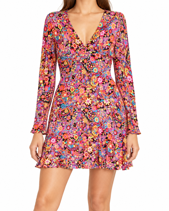 Floral print dress from Other Designers featuring a lightweight fabric and vibrant flower patterns, perfect for spring and summer wear.