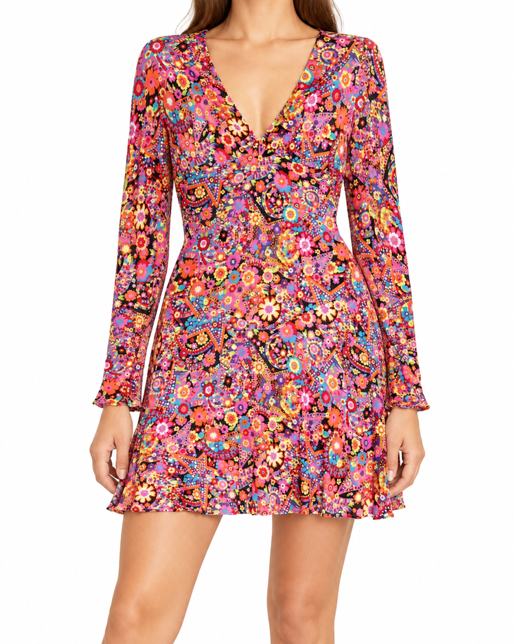 Floral print dress from Other Designers featuring a lightweight fabric and vibrant flower patterns, perfect for spring and summer wear.