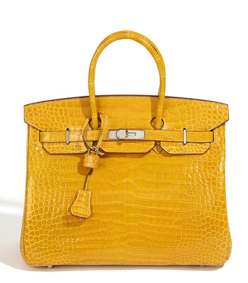 Birkin 35 Mustard PHW