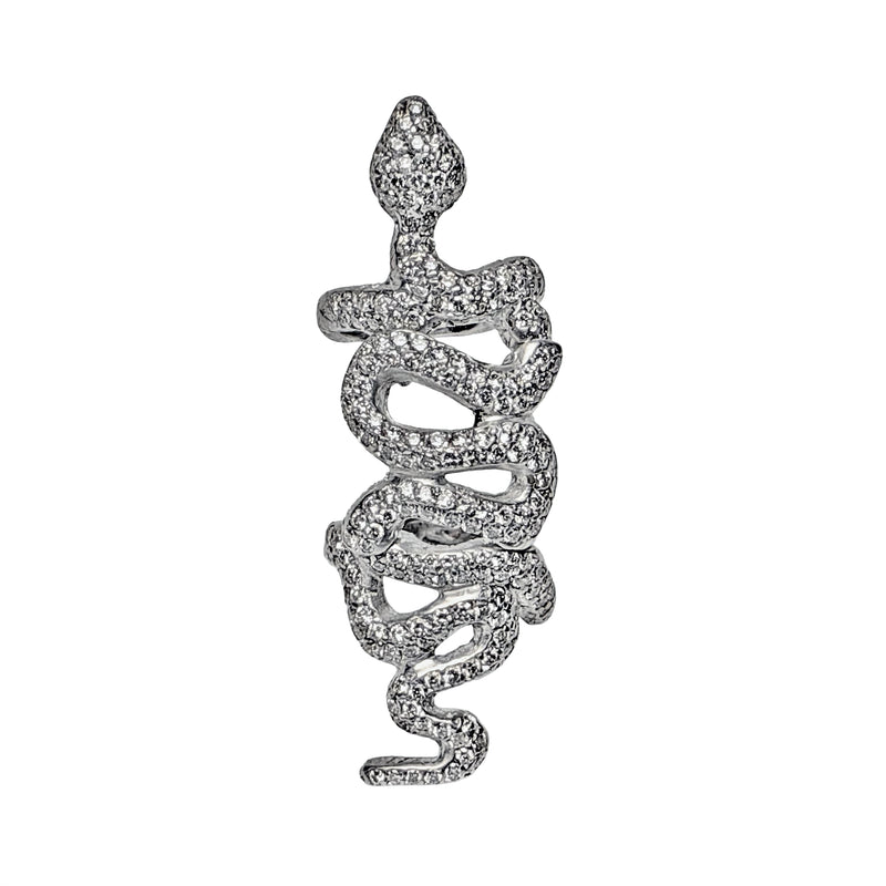18K Coiled Snake Ring