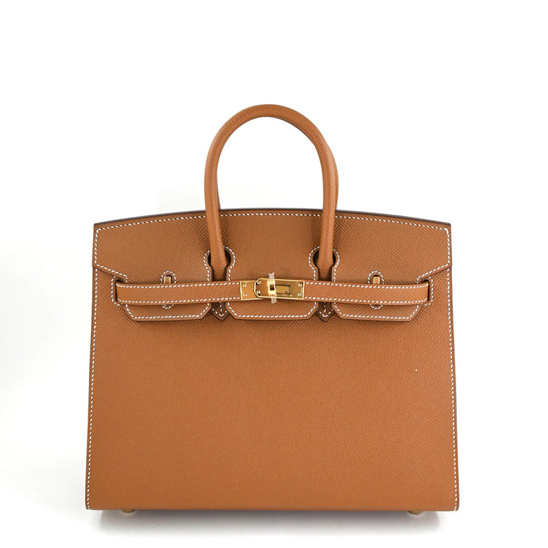Birkin 25 Sellier Gold Epsom GHW