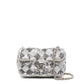 Geometric Silver Sequin Mini Flap