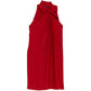 Gucci red halter neck dress featuring a stylish sleeveless design and elegant fit, perfect for formal or evening wear.