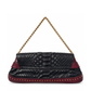 Gucci 2003 Tom Ford Horsebit Python Shoulder Bag with gold hardware and textured python leather, stylish accessory.