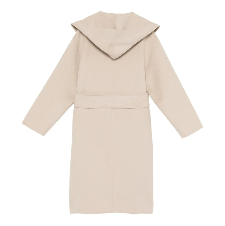 Gucci wool wrap coat featuring a classic design, soft texture, and tailored fit, perfect for stylish winter wear.