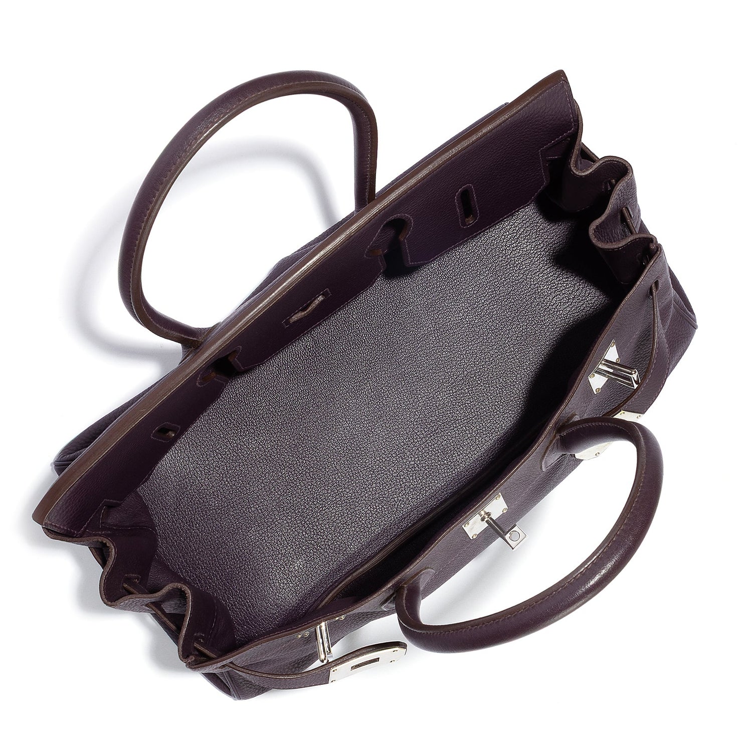 Hermès JPG Shoulder Birkin 42 Raisin Togo PHW in Purple