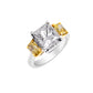 Diamond Ring with Yellow Diamonds