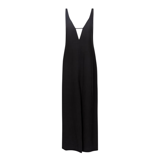 Deep V-Neck Slip Dress