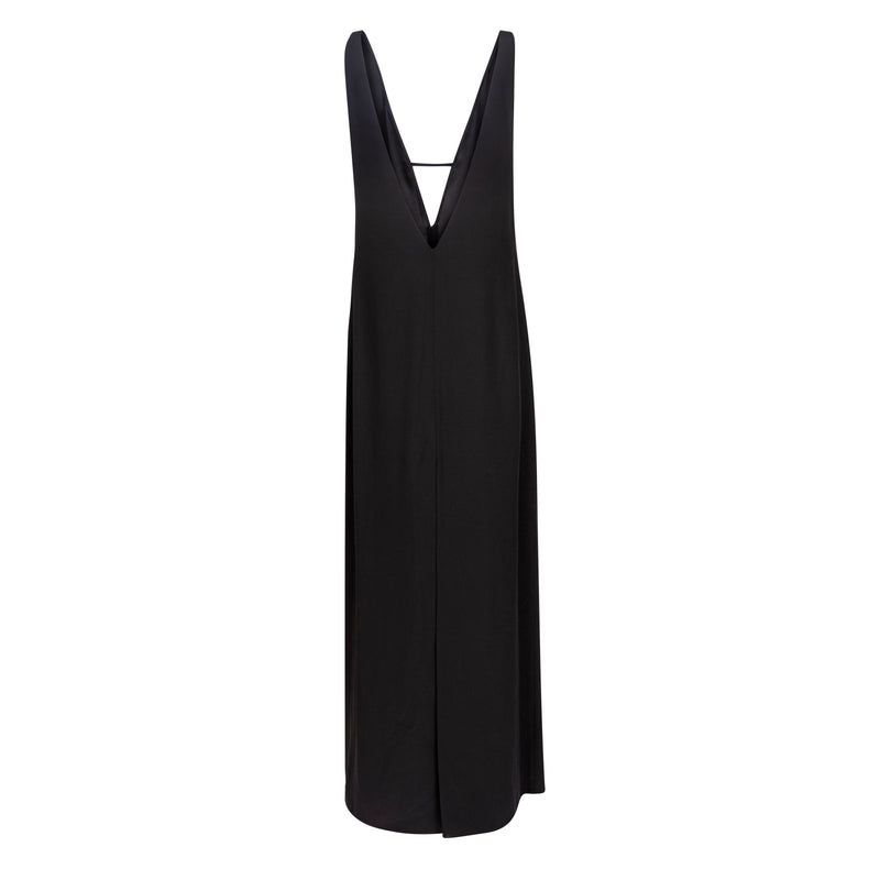 Deep V-Neck Slip Dress