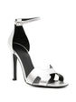 Pre-owned HERMÈS Joy 70 Sandals with beige leather straps and open toe design, displayed on a neutral background.