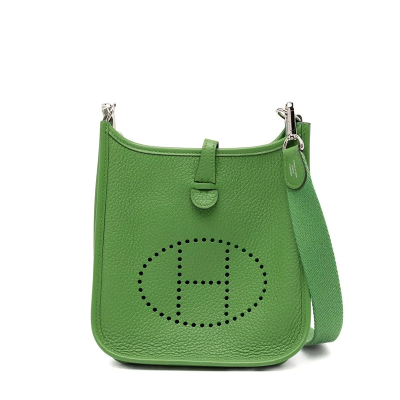 Hermès Evelyne TPM Green PHW shoulder bags, image 1