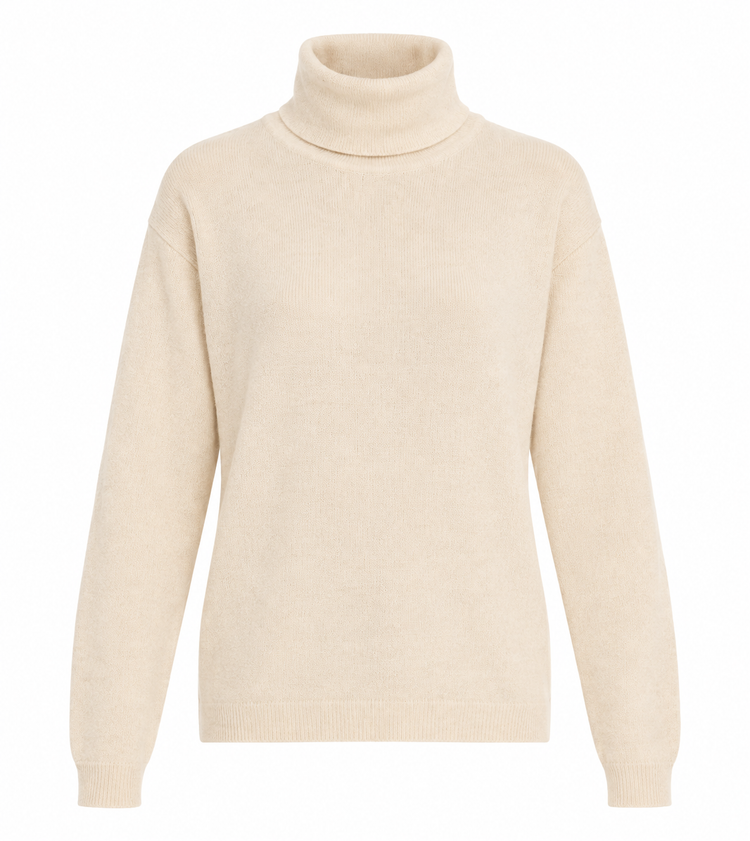 Hermès Hermès Beige Cashmere Turtleneck piece 01