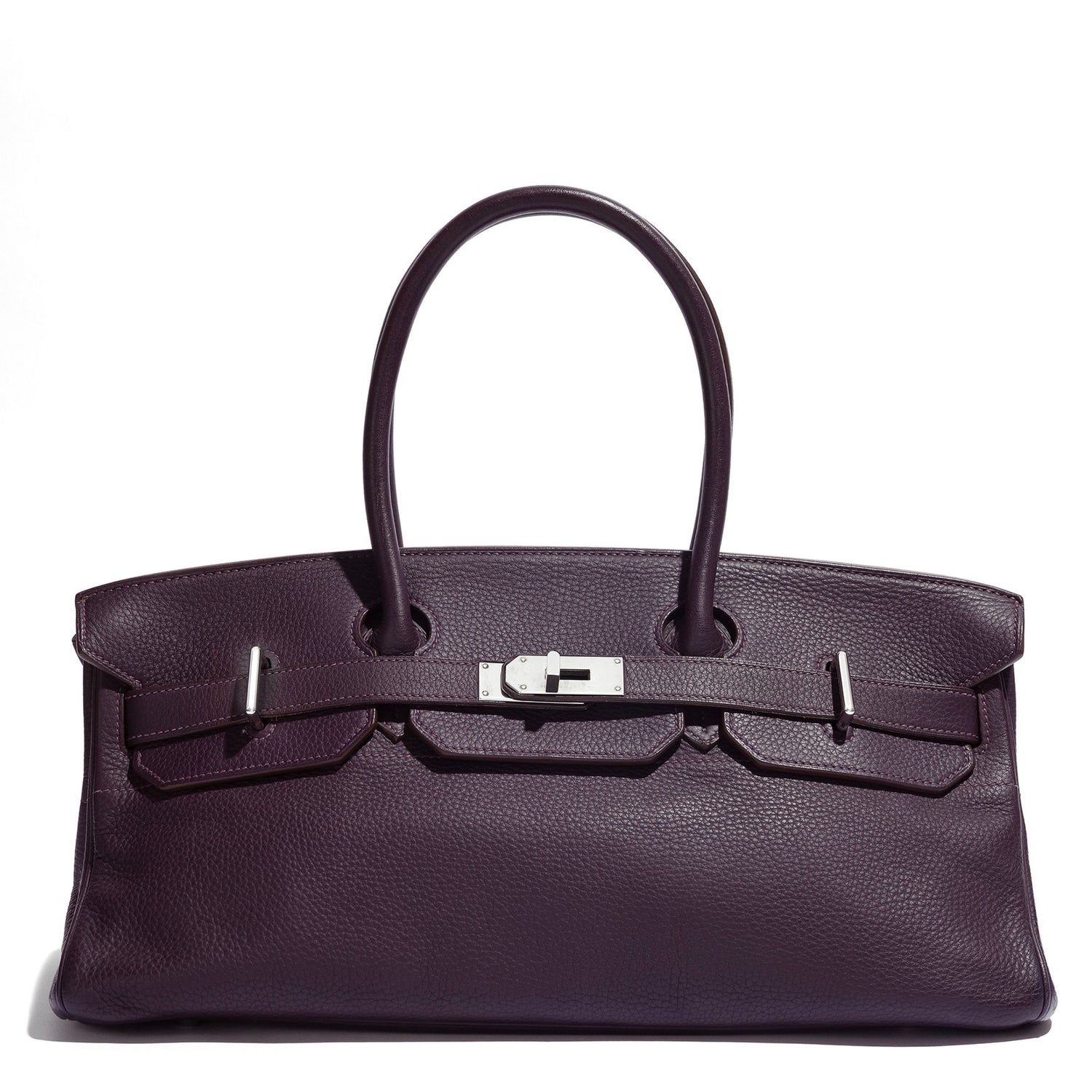 Hermès JPG Shoulder Birkin 42 Raisin Togo PHW in Purple
