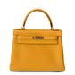 Hermès Kelly 28 Retourne Togo Jaune Ambre GHW top handle bag, image 1