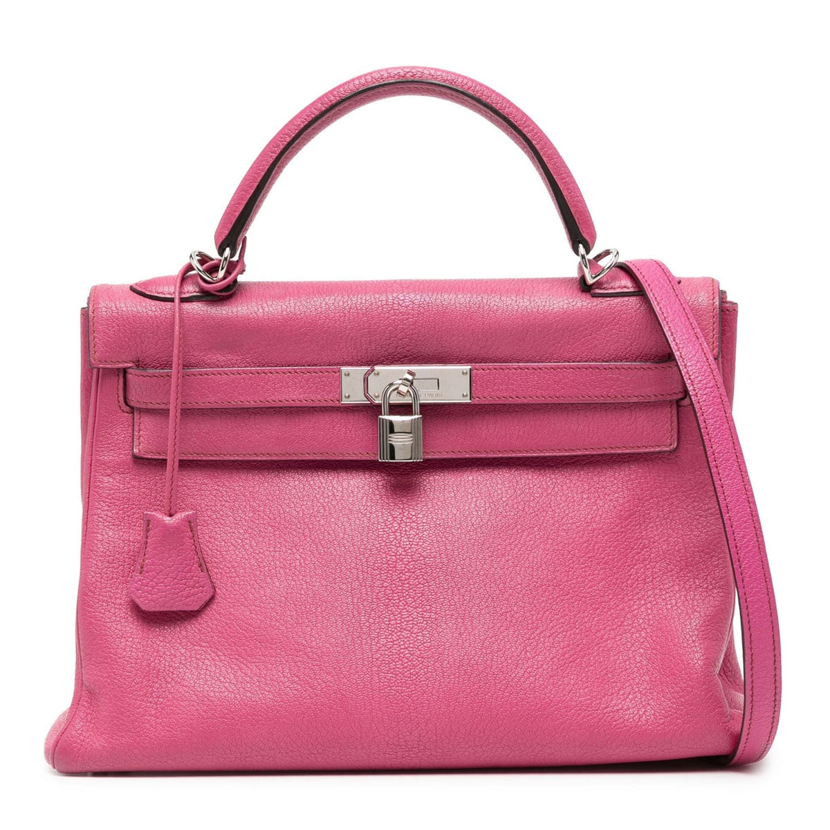Hermès Kelly 32 Pink Magnolia PHW top handle bag, image 1