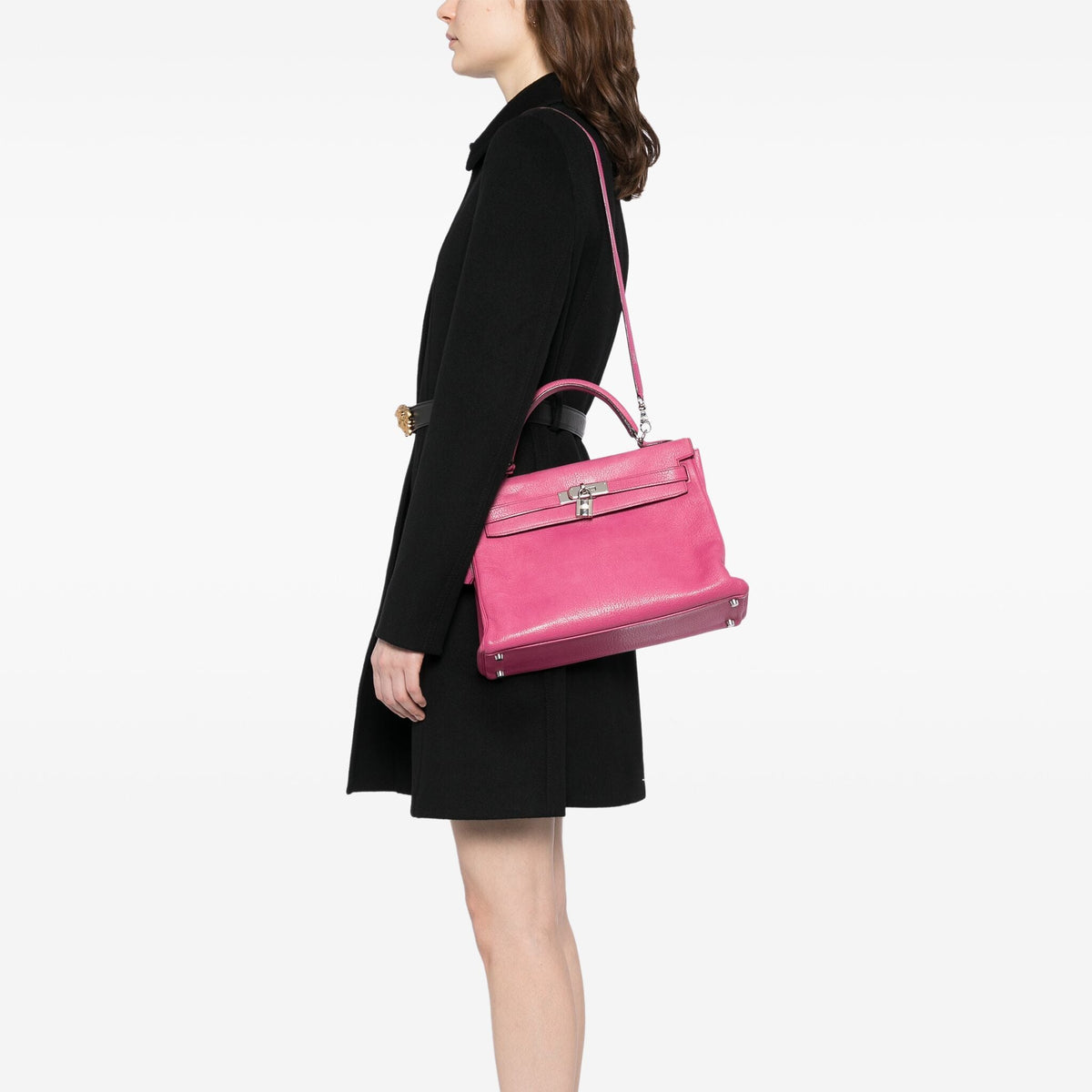 Hermès Hermès Kelly 32 Pink Magnolia PHW top handle bag piece, image 2