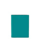 Hermès Leather Case Agenda teal wallet with sleek design, compact leather purse for organizing essentials.