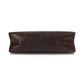 Hermès Chocolat Niloticus Lizard Kelly Pochette handbag with smooth leather finish and elegant design.