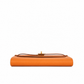 Hermès Kelly To Go Wallet in GHW with gold hardware, featuring compact design and multiple card slots, on a white background.