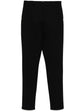 Hermès black riding trousers with tailored fit, featuring sleek fabric and classic design suitable for equestrian or casual wear.