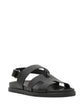 Pre-owned Hermès Genius sandal featuring beige leather straps and signature design, stylish and luxurious footwear.