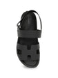 Pre-owned Hermès Genius sandal featuring luxurious leather straps and signature design, stylish and elegant footwear.
