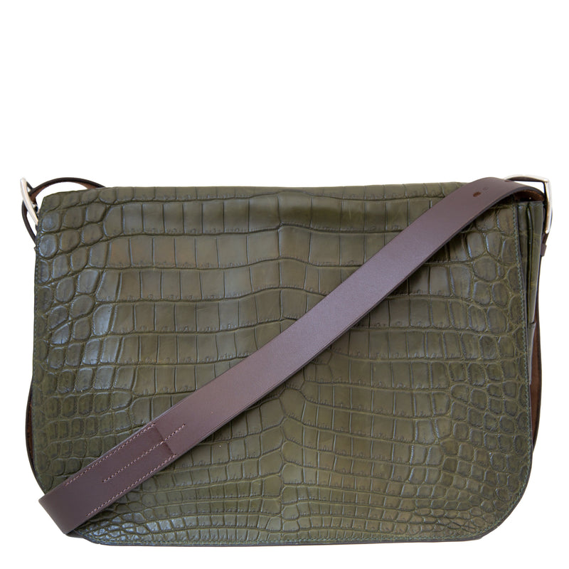 Barda Messenger Bag Khaki Exotic