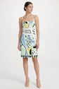 Abstract Print Slip Dress