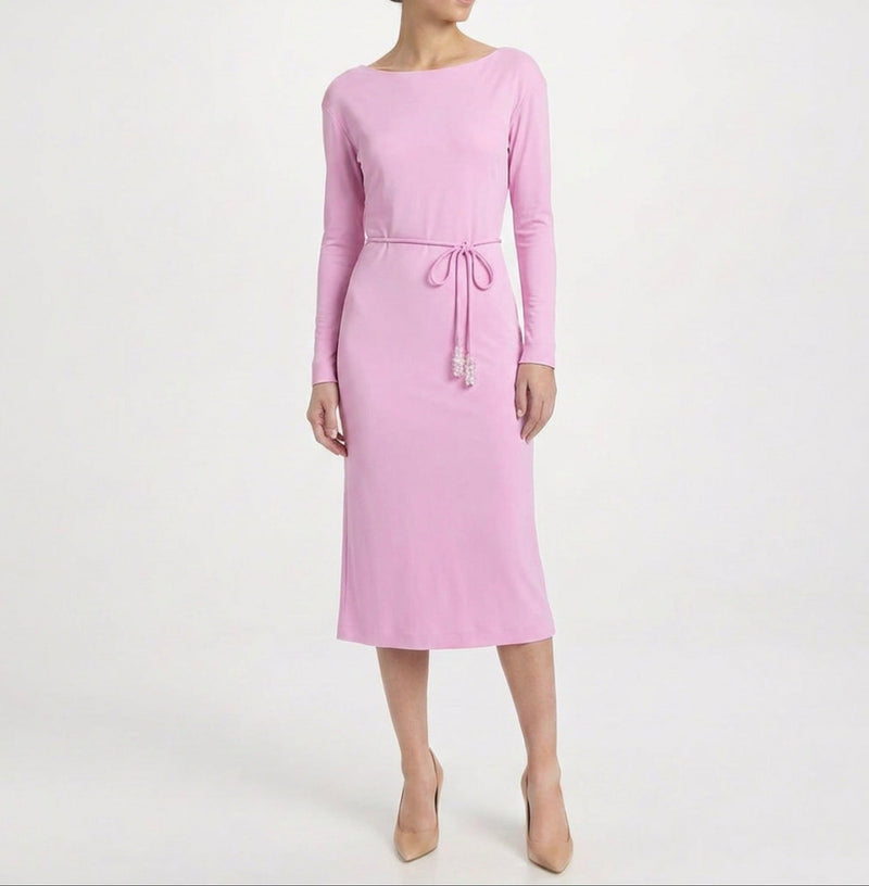 Pink Long Sleeve Dress