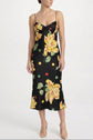 Floral Silk Slip Dress