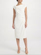 Cream Rosette Dress