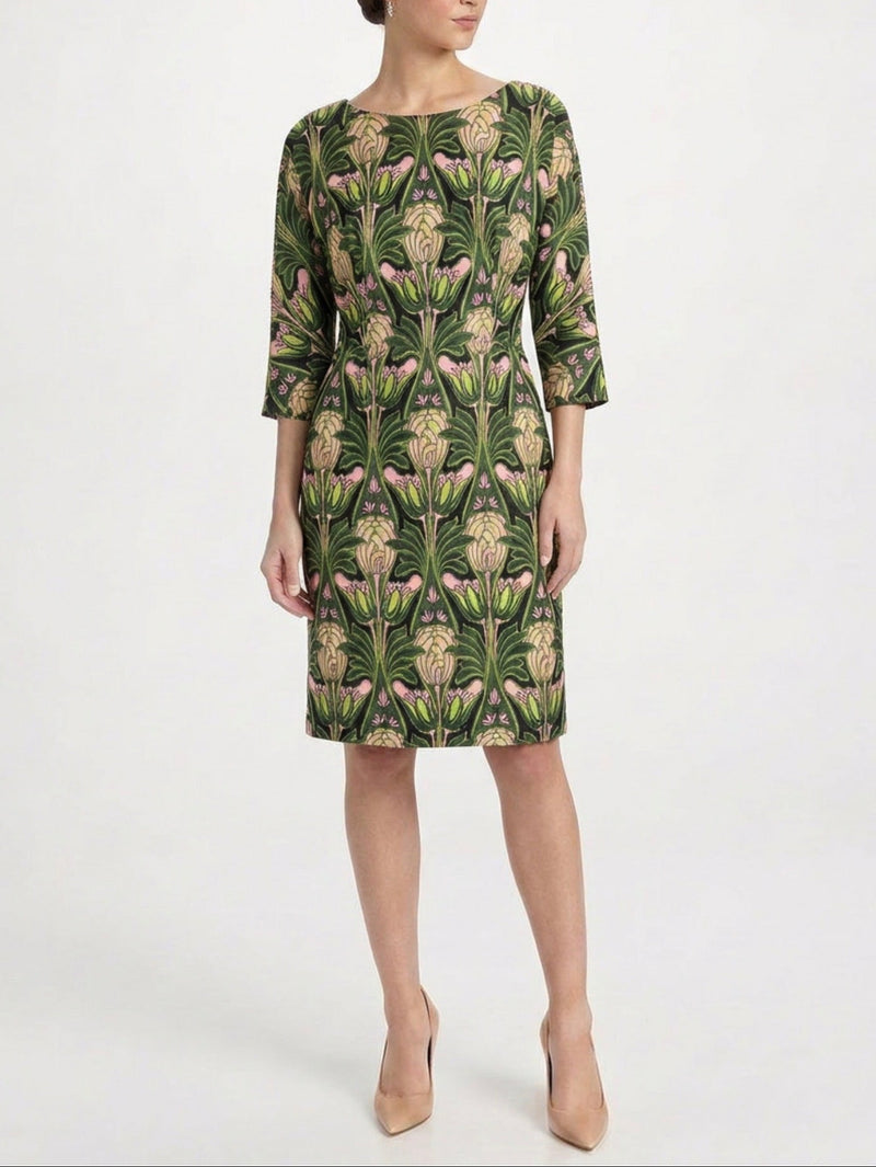 Fall 2003 Pink & Green Floral Dress