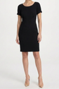 Black Short-Sleeve Dress