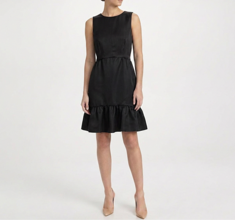 Tiered Hem Sleeveless Dress