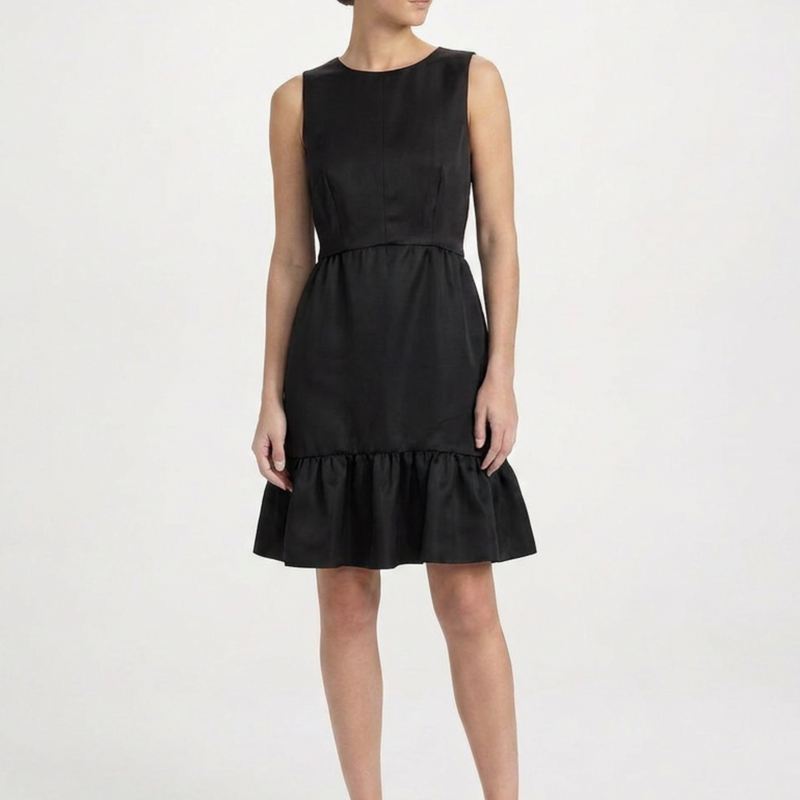 Sleeveless tiered hem dress from Other Designers showcasing a flowing, layered design in a stylish, elegant silhouette.