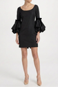 2002 Silk Gothic Bell Sleeve Dress