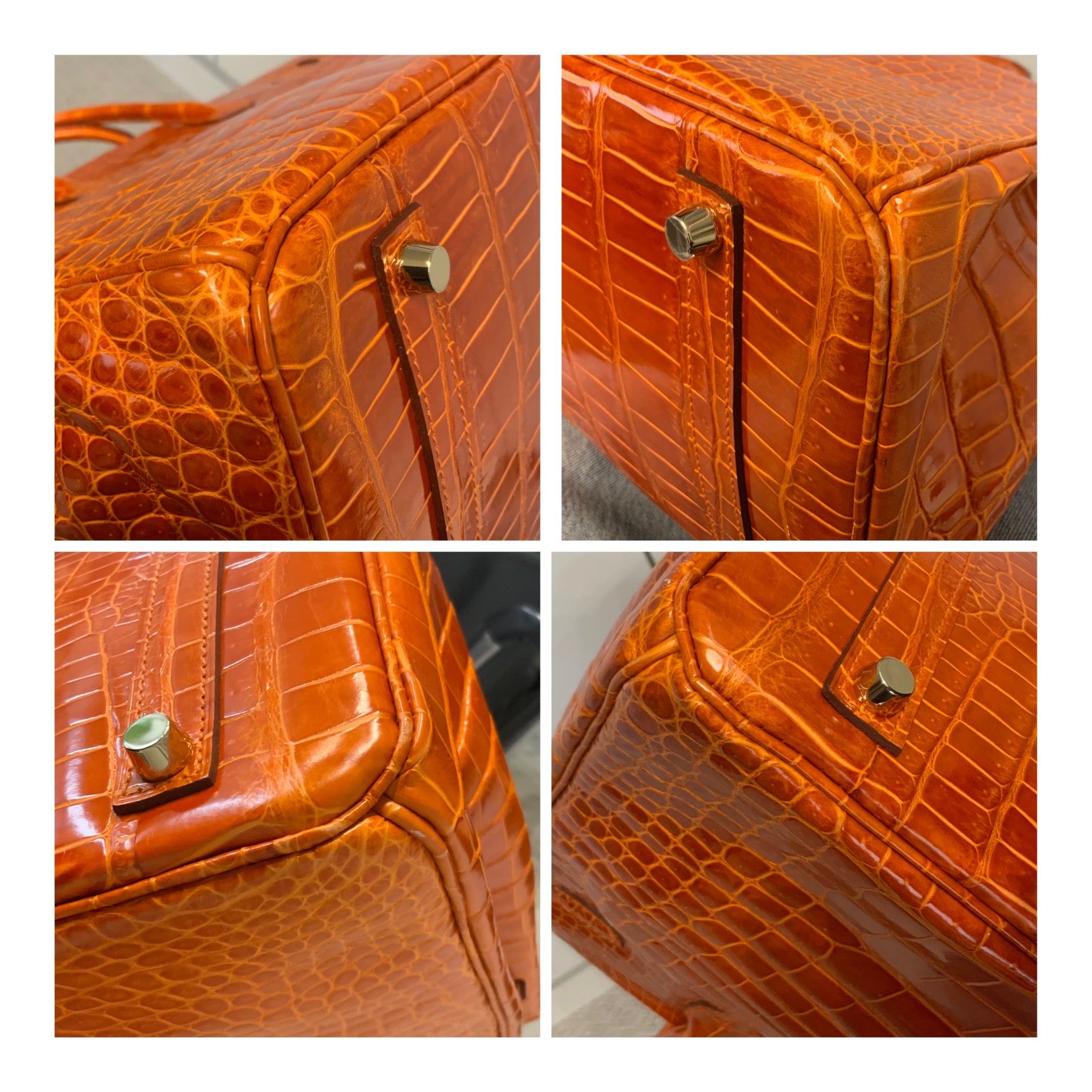 Birkin 35 Exotic Orange GHW Rewind Vintage Affairs