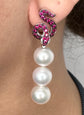 Boucheron Pearl Snake Earrings