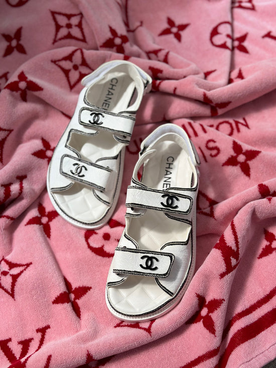 White Logo Sandal 22C